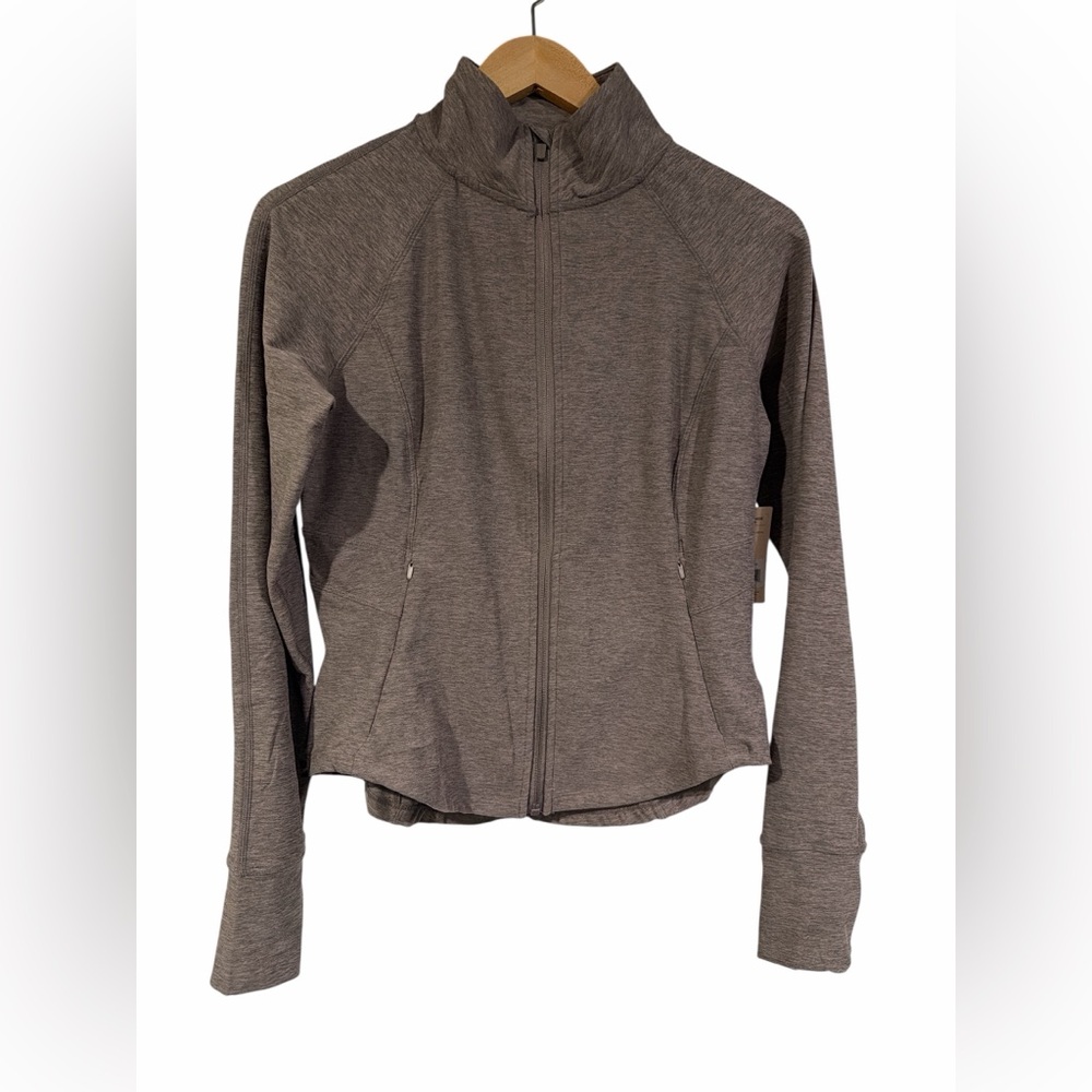 Danskin iron Heathered Active Zip Jacket
